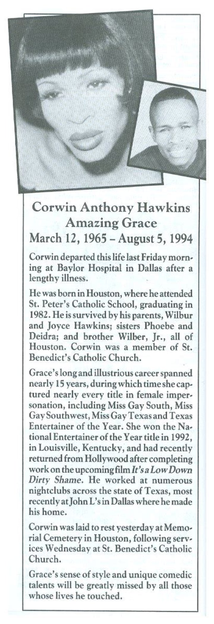 AUG 5 1994 HAWKINS CORWIN
