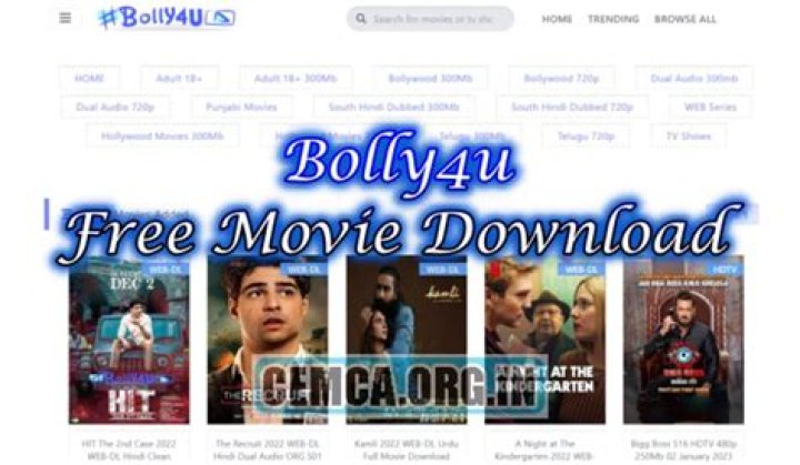 Bolly4u 2024 300MB Dual Audio Free HD Movies Hindi Dubbed Download and