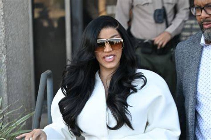 Cardi B Spotted in Miami Mall with a New Look Wrapped Up and Barefaced!