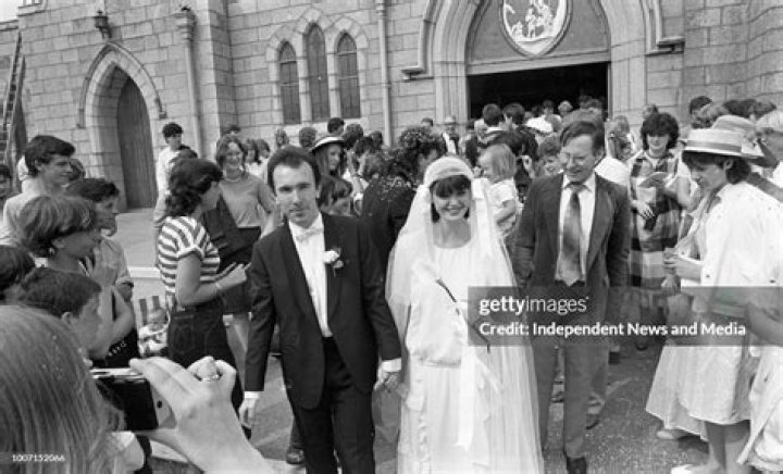 David Evans Wedding to Aislinn O'Sullivan 1983 Irish Independent Archives