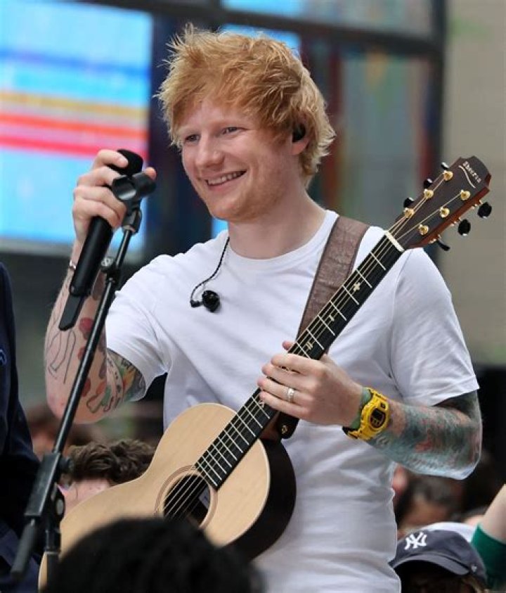 English singer Ed Sheeran and his wife Cherry Seaborn. They are officially married! Ed sheeran