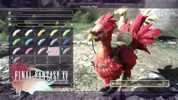 Final Fantasy XV: How to Customize and Color the Chocobo
