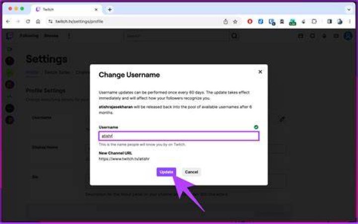 How To Change Your Name on Twitch