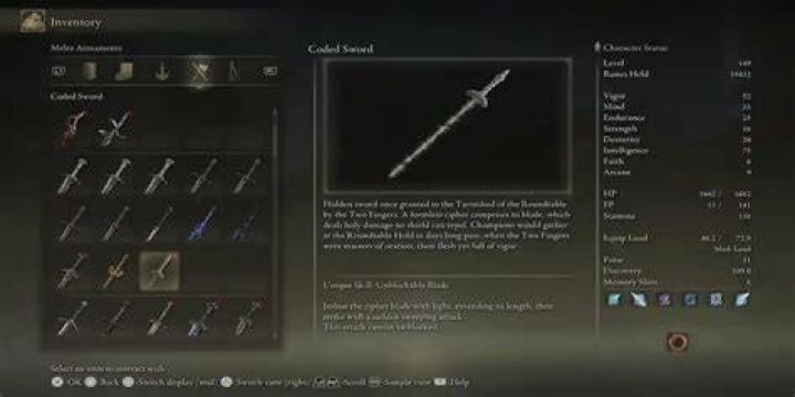 How to Get Coded Sword in Elden Ring