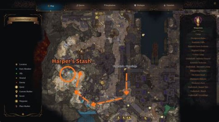 How to Open Grymforge Harper's Stash in Baldurs Gate 3 (BG3)