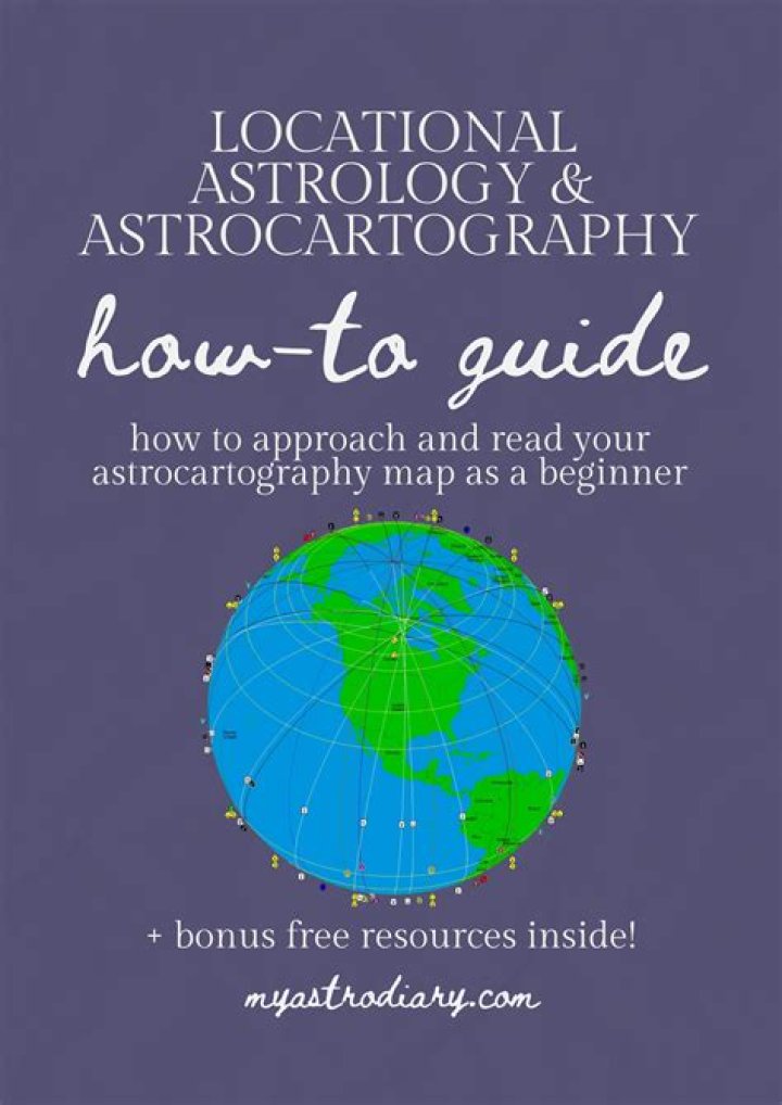 How to Read an Astrocartography Map Line & Symbol Meanings