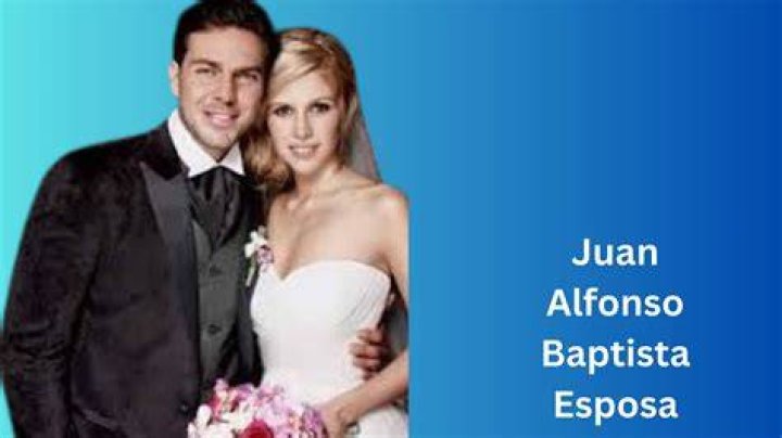 Juan Alfonso Baptista, por qu&eacute; no se ha divorciado de Mar&iacute;a Fernanda Barreto si est&aacute;n separados