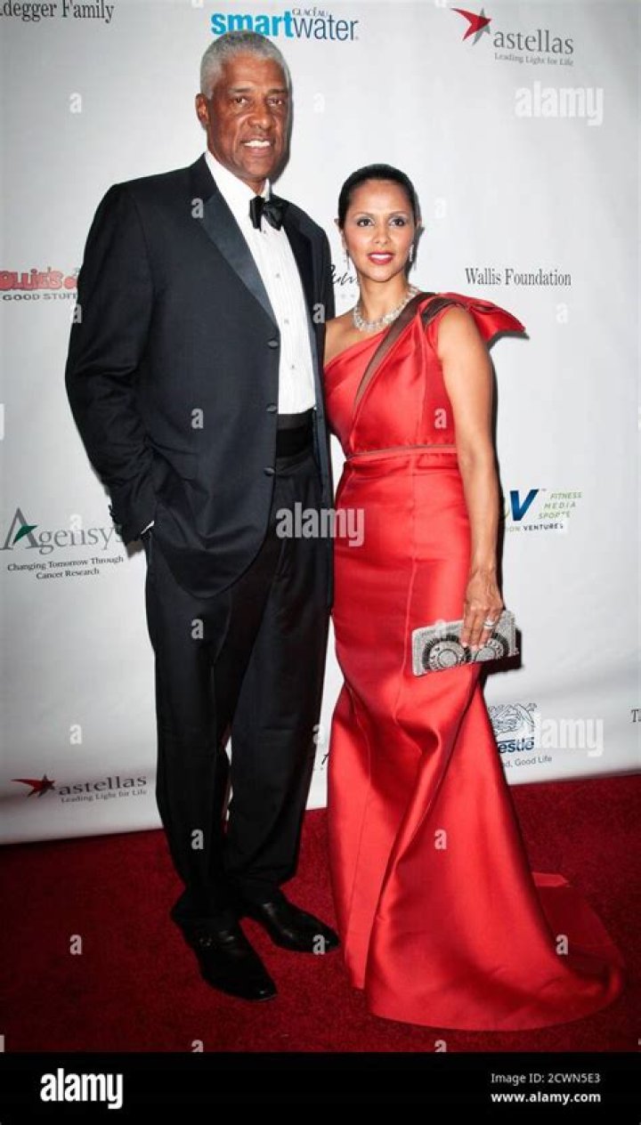 Julius Erving and wife Dorys