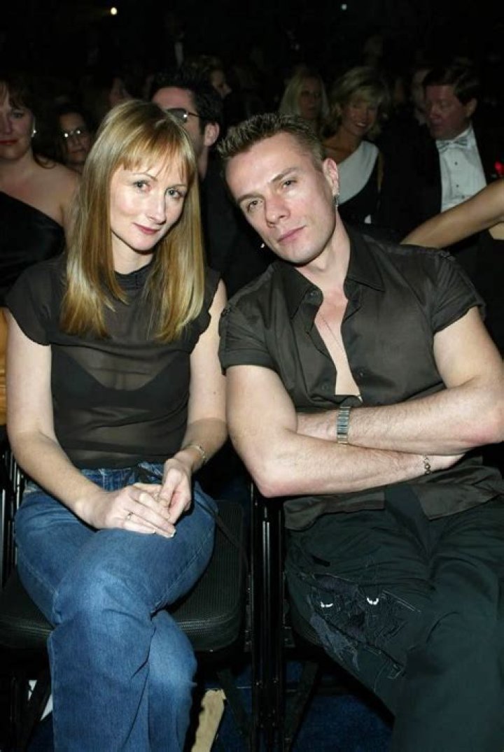 Larry Mullen Jr and his wife Ann Achenson. Photo taken on 28 February 2002. Larry mullen jr