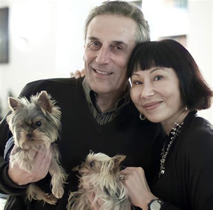 Lou DeMattei with Amy Tan