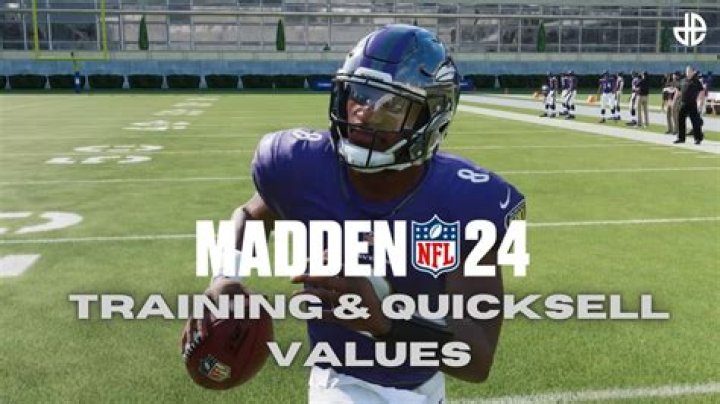 Madden 24: All training and quick sell values in MUT