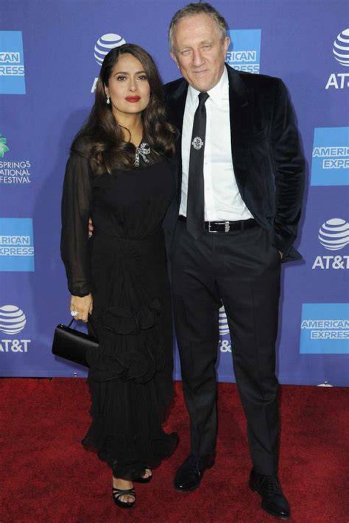 Salma Hayek Pinault Celebrates 14th Anniversary with Fran&ccedil;oisHenri Pinault