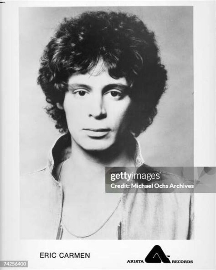 Songster Eric Carmen w. fiancee Susan Brown at Arista Records 15th... News Photo Getty Images