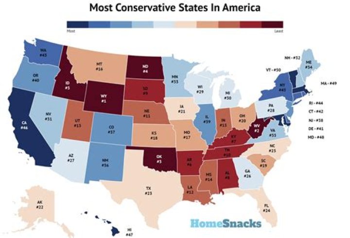 The Most Conservative States: A Guide To The Top 10
