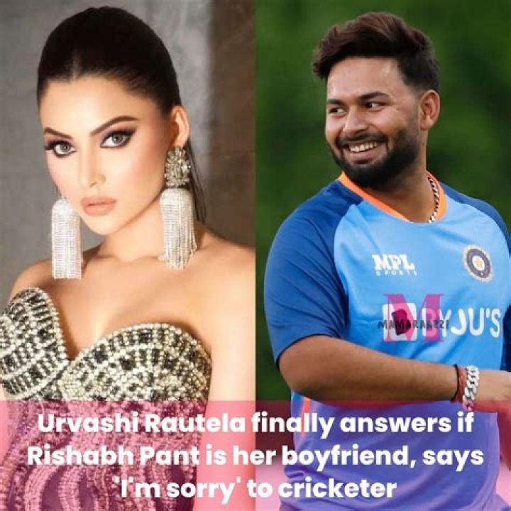 Urvashi Rautela Finally Answers If Rishabh Pant Is Her Boyfriend, Says 'I'm Sorry' to Cricketer