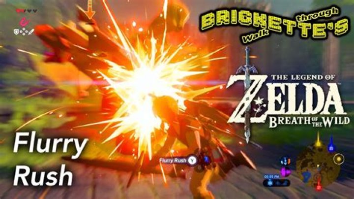 Zelda Breath of the Wild: How to Flurry Rush